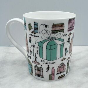 Tiffany & Co 5th Avenue New York Porcelain Mug w/ Box